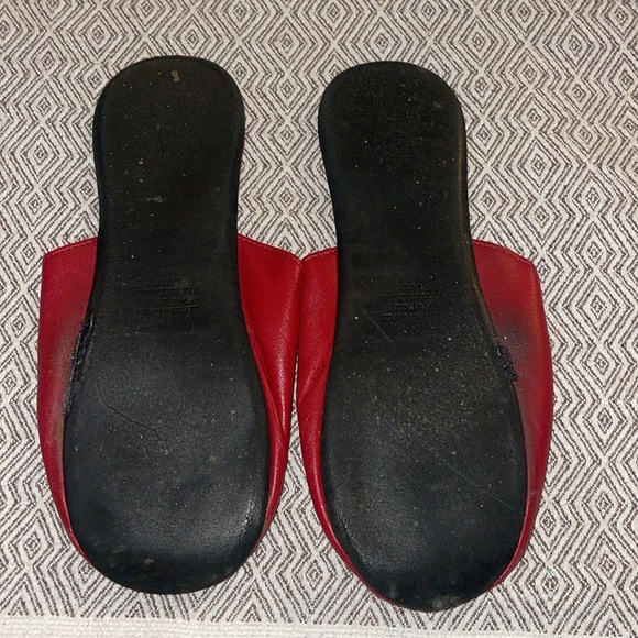 Penhaligon’s Red Leather Slippers - Picture 6 of 7